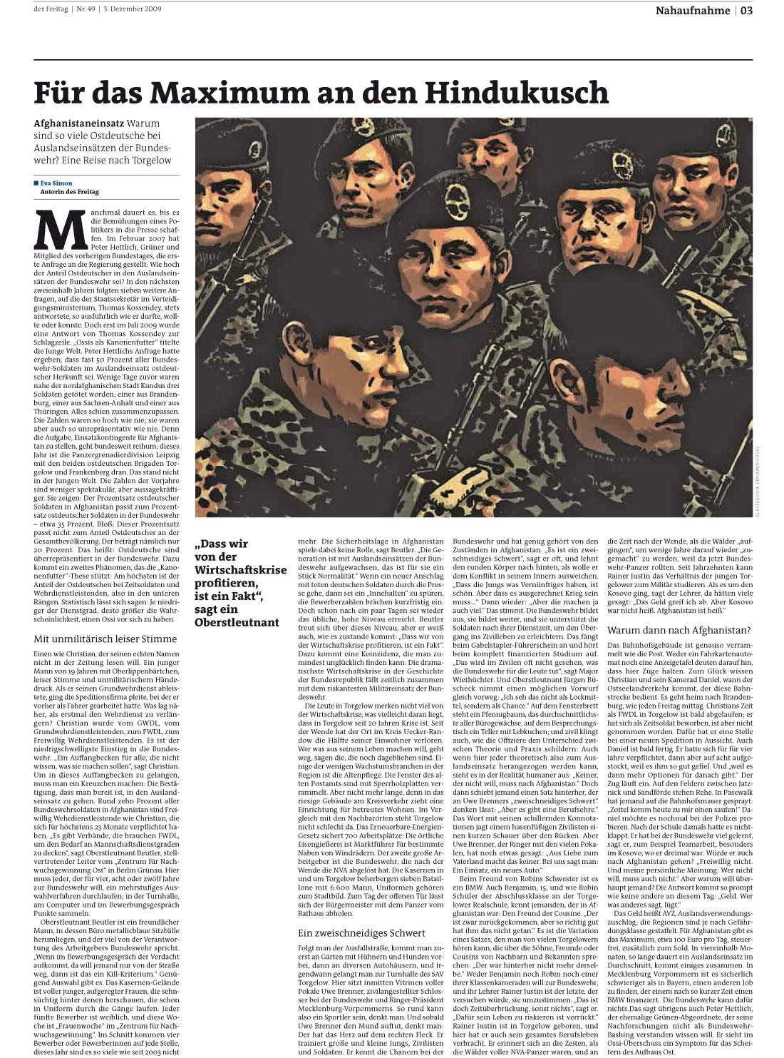 Für das Maximum an den Hindukusch – Freitag